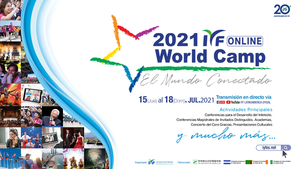 IYF World Camp Online Campamento Mundial 2021 ¡El mundo conectado!