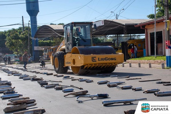 Roncadores en motocicletas: A 9 años de una ordenanza que es letra muerta » San Lorenzo PY