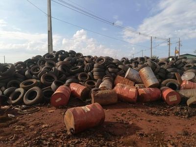 Hernandarias: allanan parque industrial por residuos a la intemperie - ABC en el Este - ABC Color