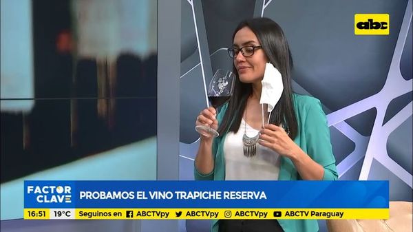 Cata de vinos en ABC, Probamos el vino Trapiche reserva - Factor Clave - ABC Color