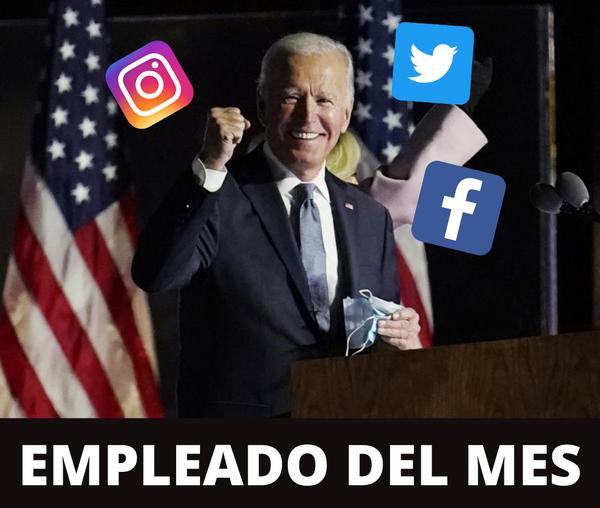 Joe Biden, el empleado del mes de las Big Tech