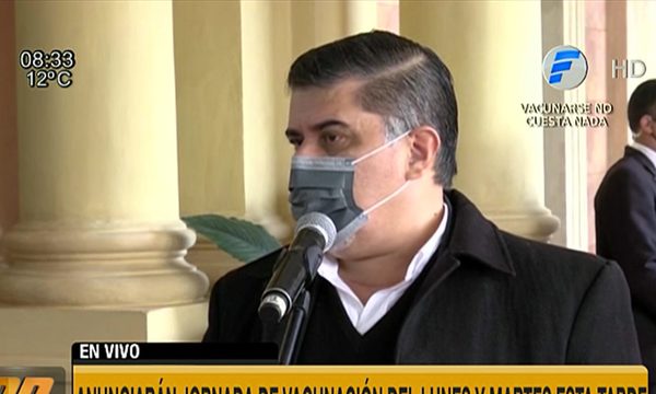 Ministro Julio Borba: "Bajar el rango etario depende de la llegada de más vacunas" | Telefuturo