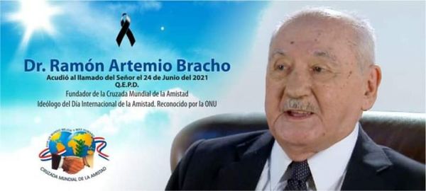 El “Día Internacional de la Amistad” se celebrará a partir de ahora sin su principal ideólogo, falleció el Dr. Ramón Artemio Bracho