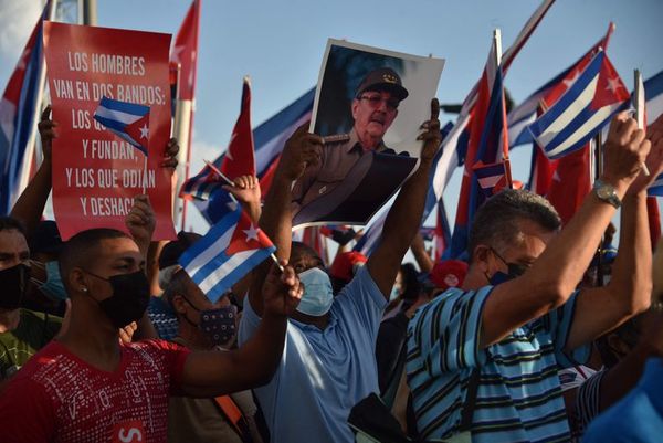 Gobierno cubano convoca a miles de personas para sacar músculo ante protestas - Mundo - ABC Color