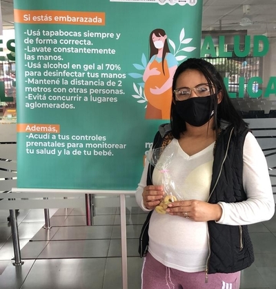 Gran concurrencia de embarazadas para vacunación anticovid en CDE