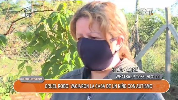 Cruel robo: Vaciaron casa de niño con autismo - SNT