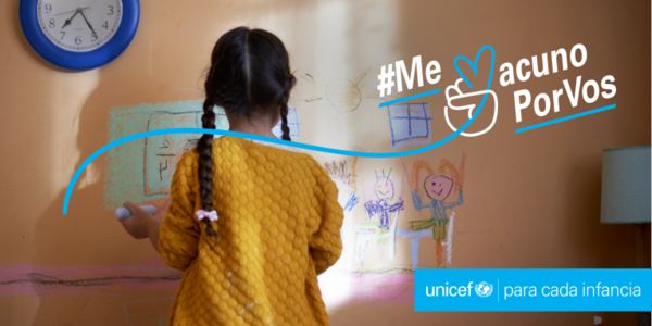UNICEF lanza campaña #MeVacunoPorVos