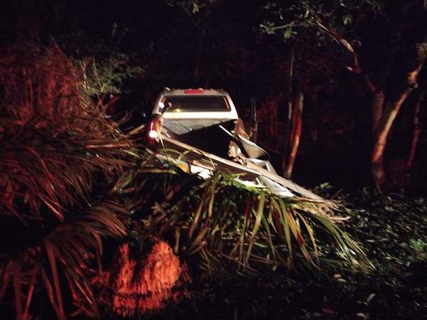 BOMBEROS DE NATALIO ASISTIERON EN UN ACCIDENTE EN EL KM 12