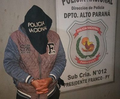 Detienen a borracho que agredió a familiares