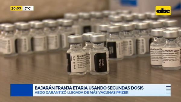 Bajarán franja etaria usando “segunda dosis” - Periodísticamente - ABC Color