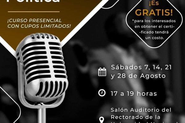 Realizarán curso de Comunicación Política