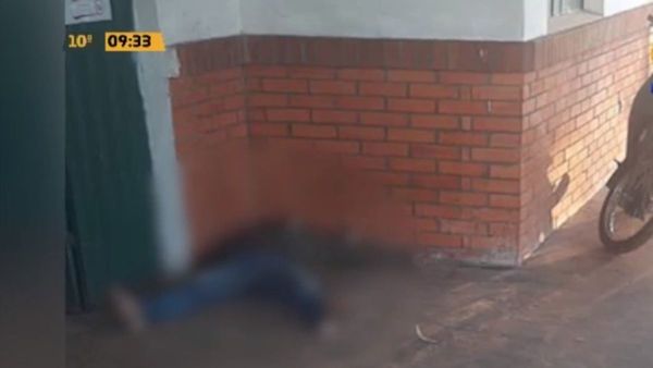 Murió de hipotermia acostado en el piso de vacunatorio