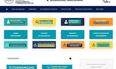 Registro previo agiliza vacunación