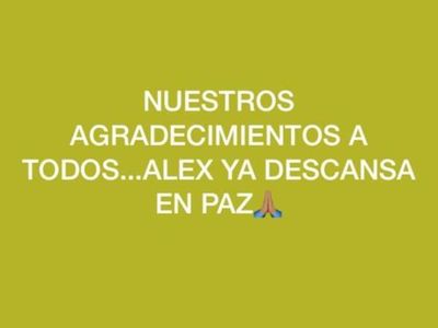 “Nuestros agradecimientos a todos... Alex ya descansa en paz” - Cerro Porteño - ABC Color