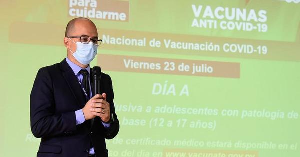 Vacunarán contra el Covid-19 a adolescentes con factores de riesgo este viernes 23