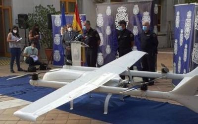 Incautaron un narcodrone que atravesaba el Mediterráneo llevando hasta 150 kilos de droga de África a Europa