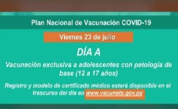 Vacunarán a adolescentes con patologías de base - C9N
