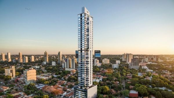 Petra Tower se convertirá en el edificio más alto de Paraguay y alcanzará 172 metros