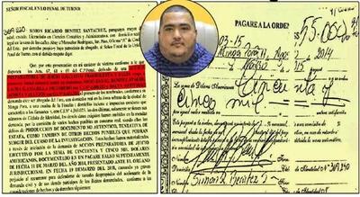Fiscalía pide pericia de firmas de pagaré, en denuncia contra intendente Hugo Benítez