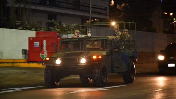 Ejército informa que desplazará vehículos blindados por Asunción