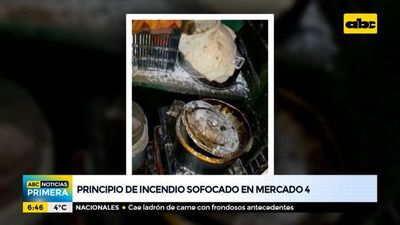 Sofocan principio de incendio en el Mercado 4 - ABC Noticias - ABC Color