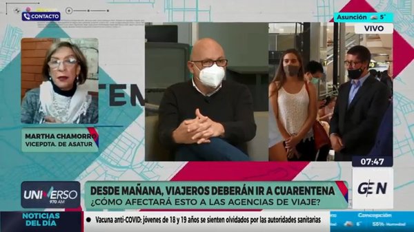 Mañana se inicia cuarentena para viajeros: “Podría haber sido peor”, dicen desde Asatur - ADN Digital