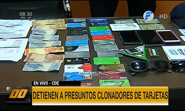 Detienen a presuntos clonadores de tarjetas en Ciudad del Este | Telefuturo