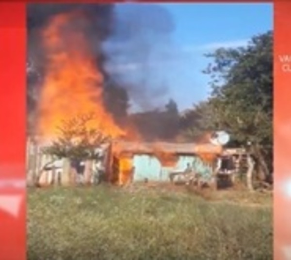 Familia lo pierde todo durante incendio de su vivienda - Paraguay.com