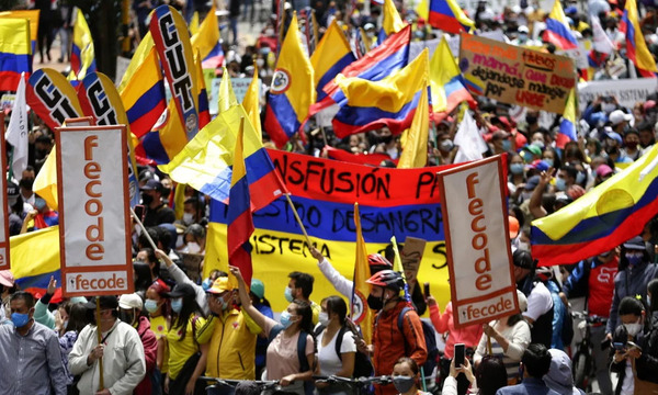 Colombia vive una nueva jornada de manifestaciones - OviedoPress
