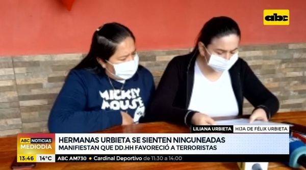 Hermanas Urbieta se sienten ninguneadas - ABC Noticias - ABC Color