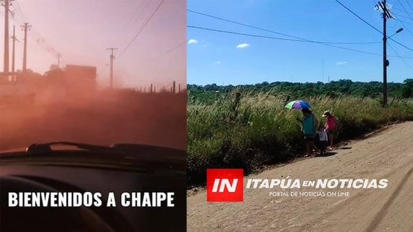 INTENDENTE PRESENTA PROYECTO PARA ASFALTADO DEL BARRIO CHAIPÉ.