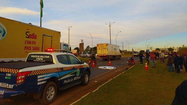 Paraguaya muere atropellada en Ponta Porã