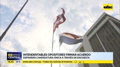 Intendentables opositores firman acuerdo - ABC Noticias - ABC Color