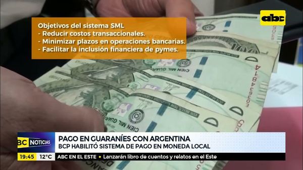 Pago en guaraníes con Argentina - ABC Noticias - ABC Color