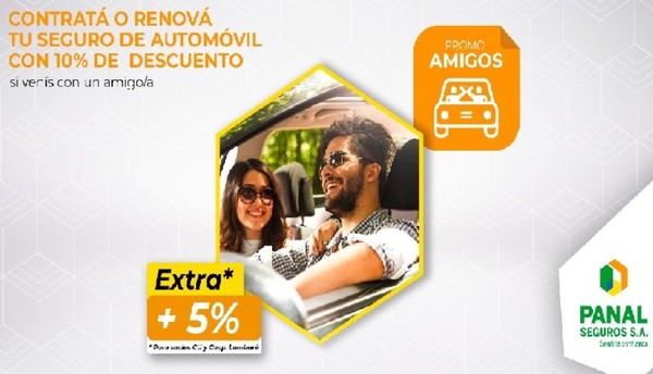 Panal Seguros lanza la “PROMO AMIGOS”