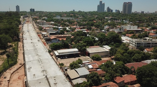 Tramo final del Viaducto Botánico se construye con franja 100% liberada
