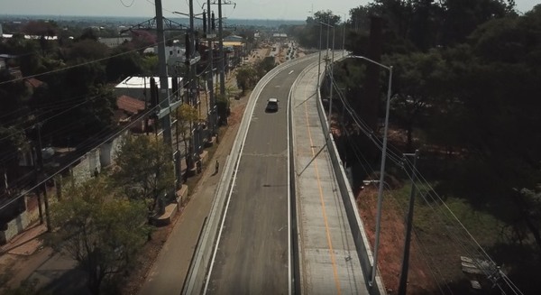 Habilitan uno de los dos viaductos del Corredor Vial Botánico