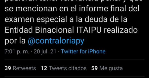 La Nación / Investigarán supuesta deuda ilegal de la Itaipú