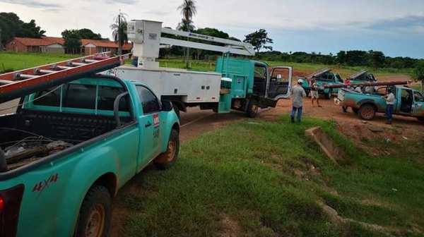 Se refuerza el sistema de distribución eléctrica en varias localidades del interior del país