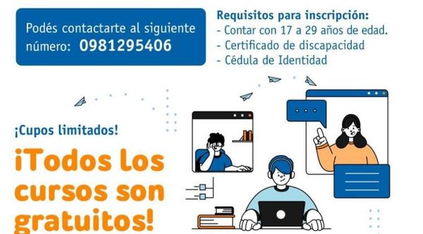 Habilitan curso gratuito de Emprendedurismo y Plan de Negocio para personas con discapacidad