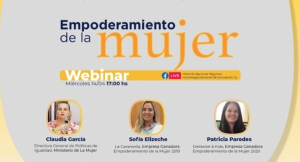 Empoderamiento de la Mujer del Premio Nacional Mipymes 2021 tratarán en webinar