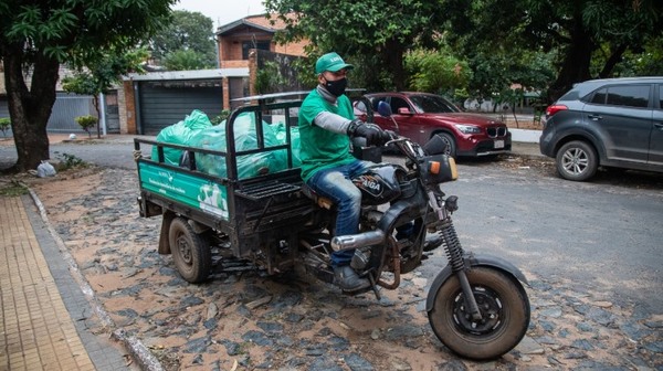 Recolectan de 5 barrios de Asunción 374 kilogramos de materiales reciclables