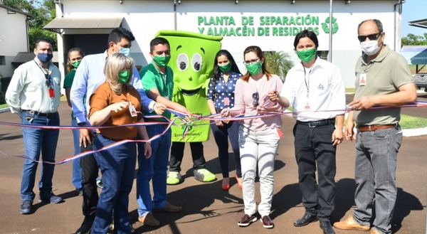 Habilitan jardín ecológico en la planta de reciclaje de Itaipu
