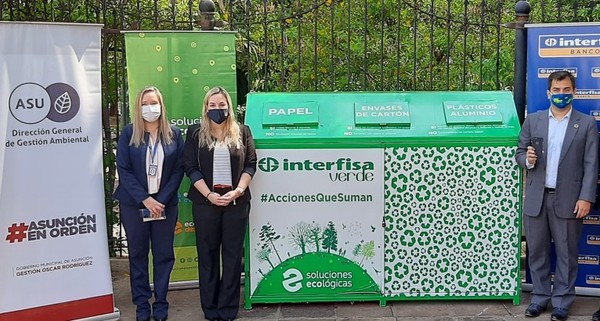 Interfisa Banco apoya al Reciclaje Inclusivo e Instala un Ecopunto®