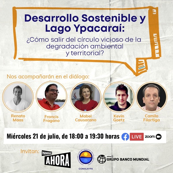 Debatirán sobre la degradación ambiental y territorial del Lago Ypacaraí