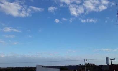 Meteorología pronostica miércoles frío a cálido en Coronel Oviedo