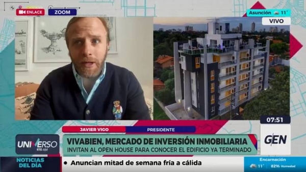 Diario HOY | Javier Vigo, presidente de Vivabien, Invitan al Open House para conocer el edificio ya terminado