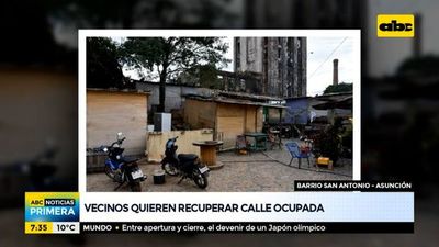 Vecinos quieren recuperar calle ocupada en el barrio San Antonio de Asunción - ABC Noticias - ABC Color