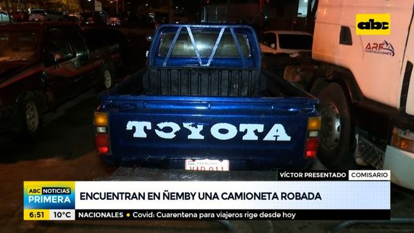 Recuperan dos vehículos denunciados como robados - ABC Noticias - ABC Color