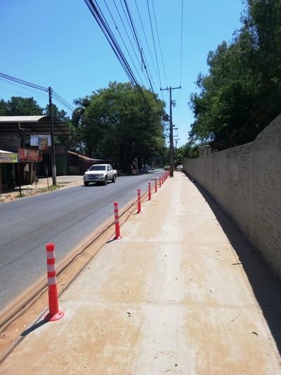 ContiParaguay culmina extensa vereda con señalizadores